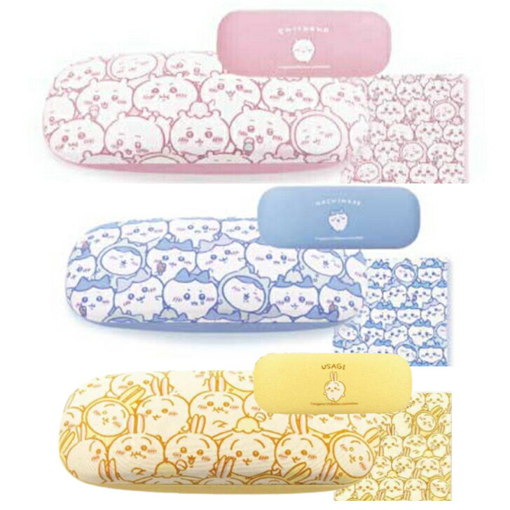 メガネケース　ぎゅぎゅっと　ちいかわ／ハチワレ/うさぎ　クロス付　CKW-090/091/191のサムネイル