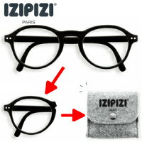 IZIPIZI #F 折り畳み　リーディンググラス　老眼鏡　BK(ブラック)