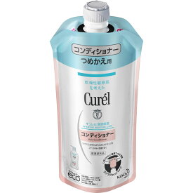 Curel キュレル コンディショナー つめかえ用 340mL 【医薬部外品】【花王】乾燥性 敏感肌 セラミド 低刺激 フケ かゆみ 赤ちゃん