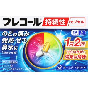 ★セルフメディケーション税制対象【指定第2類医薬品】プレコール持続性カプセル24カプセル