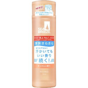 ※予告なくパッケージが変更になる場合がございます。ご了承ください。 つけた瞬間、すーっと爽快さらさら！ ★商品特徴 ●つけた瞬間、すーっと爽快さらさら！ ●汗と嫌なニオイをおさえて、いい香りをプラスする制汗デオドラントウォーター。 ●いつでも好印象ないい香りと、さらさら素肌に。 ●清潔感のある香りが続く「持続型香りカプセル」配合。 ●爽快成分、植物性さらさらパウダー、植物由来保護成分、制汗・デオドラント成分。 ●さわやかで清潔感のあるせっけんの香り ★使用方法 ●パウダー配合なのでよく振ってから、お使いください。 ●手に適量をとり、汗をかきやすいところを中心に全身に軽くたたくようになじませてください。 ●汗をかく前、かいた後どちらでもお使いいただけます。 ★使用上の注意 ●目に入らないようにご注意ください。もし入った場合は、すぐに水かぬるま湯で洗い流してください。 ●顔、粘膜、傷口、除毛直後にはお使いにならないでください。 ●直接衣服につけると白くなることがあります。 ●床やテーブルにこぼした時にはすぐにふき取ってください。変色する場合があります。 ●乳幼児の手の届かないところにおいてください。 ●日のあたるところや高温のところにおかないでください。 ●火気にご注意ください。 ●飲み物ではありません。 ★成分 パラフェノールスルホン酸亜鉛*、塩化ベンザルコニウム液*、精製水、エタノール、無水ケイ酸、トリ2-エチルヘキサン酸グリセリル、ヒドロキシプロピル-β-シクロデキストリン、ポリプロピレングリコール、メチルポリシロキサン、メチルフェニルポリシロキサン、ポリオキシエチレン・メチルポリシロキサン共重合体、l-メントール、DL-リンゴ酸ナトリウム、ポリオキシエチレンポリオキシプロピレンデシルテトラデシルエーテル、DL-リンゴ酸、エデト酸三ナトリウム、アルギン酸カルシウム、1、3-ブチレングリコール、ユリエキス、ラベンダーエキス（1）、香料　　 *は「有効成分」無表示は「その他の成分」 ※商品の改良や表示方法の変更などにより、実際の成分と一部異なる場合があります 実際の成分は商品の表示をご覧ください 商品区分：医薬部外品 原産国：日本 ■問合せ先 株式会社資生堂　東京都中央区銀座7-5-5 【お客さま窓口】　電話：0120-81-4710 【文責】 株式会社奈良ドラッグ 電話　　06-6969-2668 薬剤師　中瀬　育代