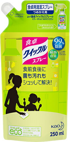 食卓クイックル スプレー つめかえ250mLの商品画像