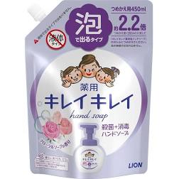 キレイキレイ 薬用液体ハンドソープ フローラルソープの香り詰め替え用 大型サイズ 450ml