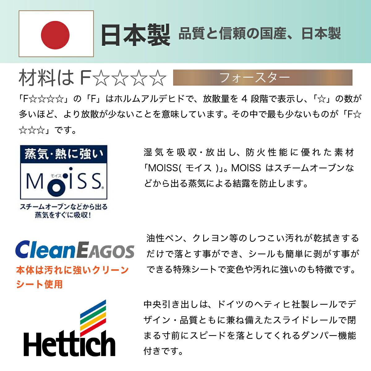 日本製 レンジ台 F☆☆☆☆ 食器棚 カップボード 国産 完成品 170cm幅 食器 お手入れ簡...