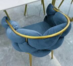 ダイニングチェア　ブルー　椅子　おしゃれ　高級感あり　SF02　デスクチェア　オフィスチェア　ドレッサーチェア 　化粧椅子 ベルベット 肉厚座面 メイクアップチェア リビングチェア カフェバー リビングルーム用