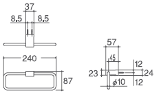 TOTO タオルリング YT43