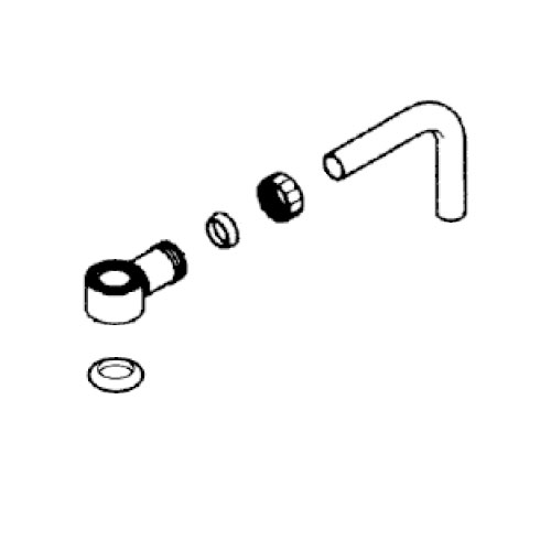 パナソニック CQ63DS1K08K L型テールピース袋ナット3角 パッキン付