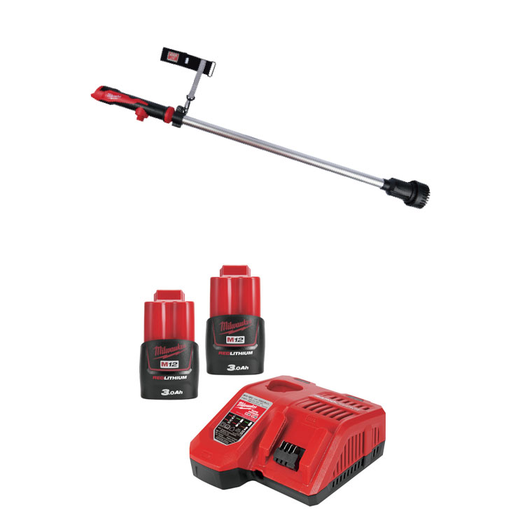 Milwaukee M12 排水ハンディポンプ（M12 BSWP-0 APJ）＋ M12 FCスタートキット（M12-18 NRG-302 JP）セット 34L/分の高速排水×バッテリー2個付きスタートキット。届いてすぐ現場で使える排水ポンプセット。 ミルウォーキー（Milwaukee）M12排水ハンディポンプ（M12 BSWP-0 APJ）と、3.0Ahバッテリー2個・M12/M18両対応充電器がセットになったM12 FCスタートキット（M12-18 NRG-302 JP）を組み合わせたセットです。ポンプ本体・バッテリー2個・充電器がすべて揃っており、届いてすぐに現場での排水作業を開始できます。 M12 BSWP-0 APJは流量34L/分の高速排水に対応したコードレスポンプです。M12 B6 JP使用時は連続約60分・最大2044Lの排水が可能。付属4.5mホースで吸水深さ88.5cmまでの排水に対応し、HydroPassフィルターが詰まりを防ぎます。 スタートキット（M12-18 NRG-302 JP）の充電器はM12・M18全バッテリーに対応し、シーケンシャル充電機能で1本が充電し終わると自動的に次の1本を充電。常に満充電のバッテリーを確保できます。 おすすめポイント ■ バッテリー2個・充電器付きの即戦力セット　3.0Ahバッテリー2個とM12/M18両対応充電器が同梱。届いた当日からすぐに排水作業を開始でき、バッテリー切れの心配なく作業を継続できる ■ 流量34L/分・連続約60分・最大2044Lの高速排水（M12 B6 JP使用時）　高い流量で素早く排水でき、連続使用時間も長いため現場での本格的な排水作業に対応する ■ HydroPassフィルターで詰まりを防ぎ安定した排水を維持　4.5mmの大きさまでの固形物を通過させるHydroPassフィルターが目詰まりを防止し、安定した排水効率を長時間維持する ■ 吸水深さ88.5cmまで対応・4.5mホース付属　ミニマムハンドル使用時は88.5cmの吸水深さに対応し、4.5mのホースで離れた場所への排水も可能 ■ シーケンシャル充電対応のM12/M18両対応充電器採用　1本の充電が完了すると自動的に次の1本の充電を開始するシーケンシャル充電機能で、2本のバッテリーを効率よく管理できる 各製品の説明 【M12 排水ハンディポンプ M12 BSWP-0 APJ（本体のみ）】 ミルウォーキーM12シリーズの排水ハンディポンプです。流量34L/分の高速排水性能を持ち、M12 B6 JP使用時は連続約60分・最大2044Lの排水が可能です。付属の4.5mホースで吸水深さ88.5cm（ミニマムハンドル使用時）まで対応。HydroPassフィルターが詰まりを防ぎ、安定した排水効率を維持します。吸水口は3/4（19mm）R（PT）ネジ込み式です。ミルウォーキー最長3年保証対象。 【M12 3.0Ah FCスタートキット M12-18 NRG-302 JP】 すべてのM12・M18 REDLITHIUM-IONバッテリーパックに対応したM12-18充電器と、M12 3.0Ahバッテリー2本のセットです。REDLINK PLUSインテリジェントシステム搭載でツールとバッテリーの使用状況を常にモニタリングし、バッテリーを長寿命・ハイパフォーマンスに保ちます。シーケンシャル充電機能により1本の充電完了後、自動的に次の1本の充電を開始します。ミルウォーキー1年保証対象。 セット内容 M12 BSWP-0 APJ M12 排水ハンディポンプ 本体×1・ホース（4.5m）×1 M12-18 NRG-302 JP M12-18充電器×1・M12 3.0Ahバッテリー×2 商品仕様 ― M12 排水ハンディポンプ（M12 BSWP-0 APJ） 品番 M12 BSWP-0 APJ 電圧 DC12V（M12バッテリー） 流量 34L/分 連続使用時間・作業量（M12 B6 JP使用時） 約60分・2044L ホース長さ 4.5m 吸水深さ 88.5cm（ミニマムハンドル使用時） 吸水口 3/4（19mm）R（PT）ネジ込み式 本体寸法 高さ1240mm×幅91mm×奥行き91mm 質量 1.9kg（バッテリー非装着時） 主な機能 HydroPassフィルター（詰まり防止）・コードレス設計 保証 ミルウォーキー最長3年保証対象 商品仕様 ― M12 FCスタートキット（M12-18 NRG-302 JP） 品番 M12-18 NRG-302 JP JAN 4573592060289 セット内容 M12-18充電器×1・M12 3.0Ahバッテリー×2 充電器対応バッテリー M12・M18 REDLITHIUM-ION全バッテリー対応 主な機能 シーケンシャル充電・REDLINK PLUSインテリジェントシステム・高温環境での高パフォーマンス維持 保証 ミルウォーキー1年保証対象 ご注意 ・必ずミルウォーキー純正M12バッテリーをご使用ください。他社製バッテリーの使用による故障の責任は負いかねます。 ・吸水口ネジはR（PT）＝BSPTです。他規格のネジとは適合しません。 ・連続使用時間・作業量はM12 B6 JP使用時の目安値です。バッテリーの種類・作業状況により変動します。 ・使用後は必ずホース内の水を排出し、清潔な状態で保管してください。 ・ご使用前に必ず取扱説明書をお読みください。 検索キーワード ミルウォーキー Milwaukee M12 BSWP 排水 ハンディポンプ M12-18 NRG-302 スタートキット バッテリー 充電器 セット コードレス 充電式 ポンプ 水中ポンプ 排水ポンプ 現場 設備 水道 M12