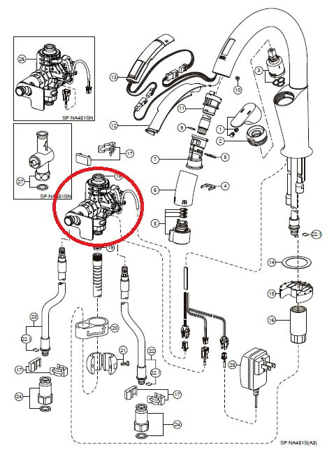 LIXIL(INAX) �Х��ASSY A-7357-2
