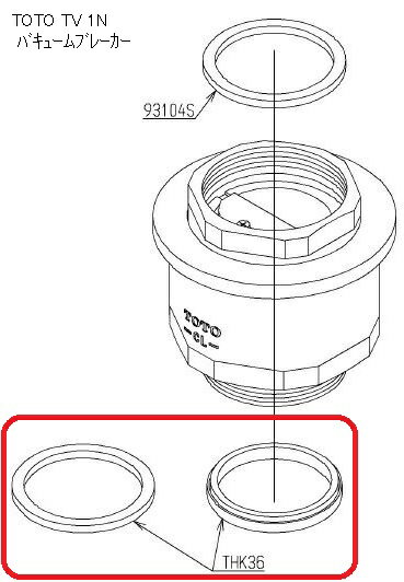 TOTO �����ѥѥå��� THK36