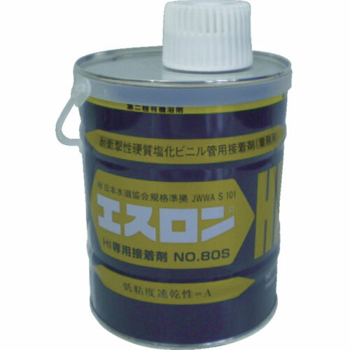 積水化学工業 セキスイ エスロン 接着剤 No.80S 1kg S801 耐衝撃性硬質塩ビ管(HIパイプ・ゴールド)用