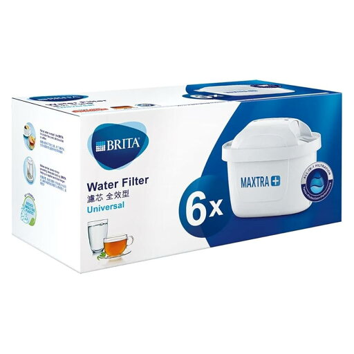BRITA MAXTRA+ 交換用浄水器カートリッジ すべてのBRITA水差しに対応 塩素、石灰スケール、不純物を減らして味を良くします 6個 (1パック) BRITA MAXTRA+ 交換用浄水器カートリッジ すべてのBRITA水差しに対応 塩素、石灰スケール、不純物を減らして味を良くします 6個 (1パック)