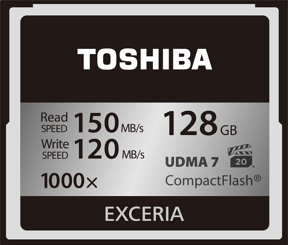 TOSHIBA RpNgtbVJ[h 128GB EXCERIA 1000{ (őǏox150MB/s ő发x120MB/s) (Ki) CF-EZ128