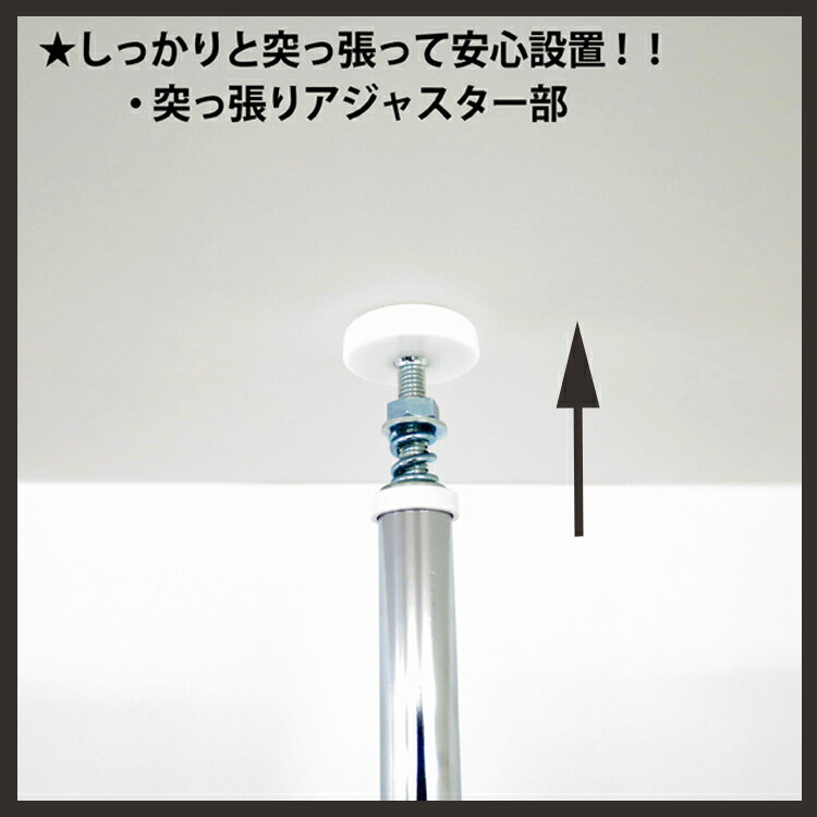 つっぱり充電掃除機 スタンド 壁面 ラック つっぱりラック幅25cm 高さ210cm 【日本製・送料無料】 大型ラック つっぱり デザイナー すっきり 玄関先