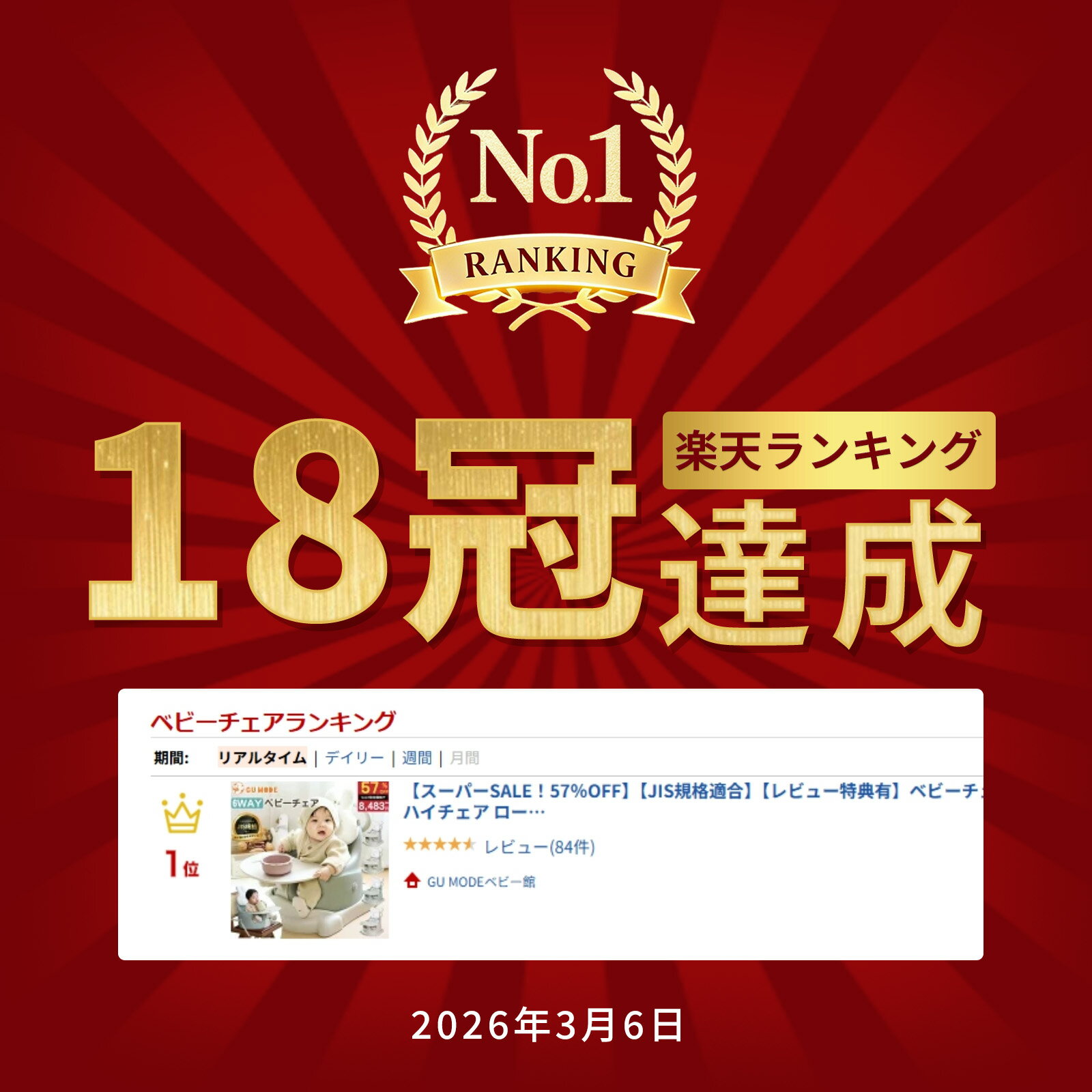 【LINE限定1,000円OFF＋2万円以上で無料特典】【楽天18冠】【1年保証】6WAY多機能 ベビーチェア ローチェア テーブル付き クッション付き 食事チェア バスチェア ブースター 赤ちゃん 椅子 洗える 離乳食 多機能 手押し車 脱出防止 GUMODE - Image 2