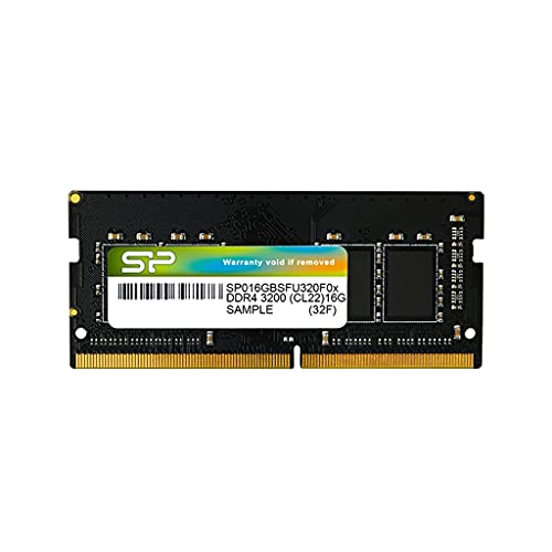 シリコンパワー ノートPC用メモリ DDR4-3200(PC4-25600) 16GB×1枚 260Pin 1.2V CL22 SP016GBSFU320F02