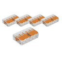 JAPPY ワンタッチコネクタ クリアタイプ 電極数5本 WFR-5BP-JP 5個