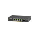 ネットギア NETGEAR スイッチングハブ 5ポート 1G PoE+ (63W) 金属筐体 静音ファンレス アンマネージスイッチ GS305P-300JPS