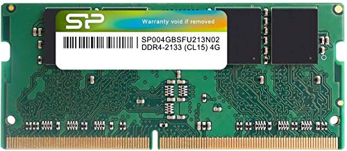 シリコンパワー ノートPC用メモリDDR4-2133(PC4-17000) 4GB×1枚 260pin 1.2V CL15 SP004GBSFU213N02