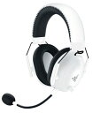 Razer ゲーミングヘッドセット ワイヤレス BlackShark V2 Pro White Edition 無線 ヘッドセット 3.5mmアナログ THX 7.1ch チタンコート50mmドライバー 取り外し可能な単一指向性マイク ノイズキャンセリング 高遮音性イヤーカップ PC PS4 PS5 Nintendo Switch