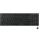 バッファロー 2.4GHz 無線 コンパクト キーボード PC/Windows/Mac 対応 リモート テレワーク 在宅 ブラック BSKBW335BK