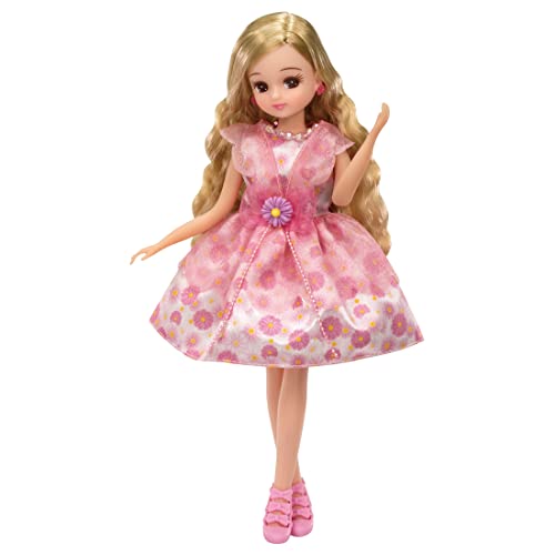タカラトミー 『 リカちゃん ドレス LW-01 スウィートブーケ 』 着せ替え お人形 おままごと おもちゃ 3歳以上 玩具安全基準合格 STマーク認証 Licca TAKARA TOMY ワンサイズ