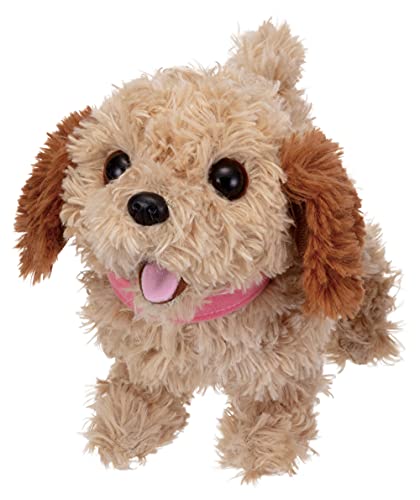 イワヤ(IWAYA) うれしさバクハツ! おでむかえワンワン コッカプー 電池で動くぬいぐるみ 3256-4