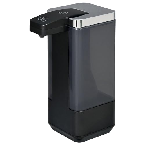 エルパ(ELPA) ハンド ソープディスペンサー ブラック 液タイプ 500mlタンク 自動 防水 最後まで使い切り フタを外して注ぐだけ ESD-09BES