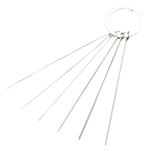 ホーザン(HOZAN) ノズル掃除針セット 線径:φ0.2mm/φ0.3mm/φ0.4mm/φ0.6mm/φ0.8mm/φ1.0mm HG-5 ノズル孔..