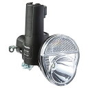 パナソニック(Panasonic) LED発電ランプ ワイドLED 自転車 ブラック W58×D128×H105mm NSKL138-B