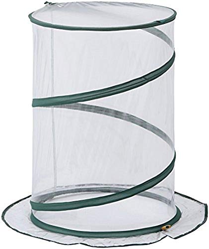 タカショー 温室 ポップアップ式温室ラウンド 幅71cm×奥行71cm×高さ69cm 固定用ピン付き ビニールハウ..