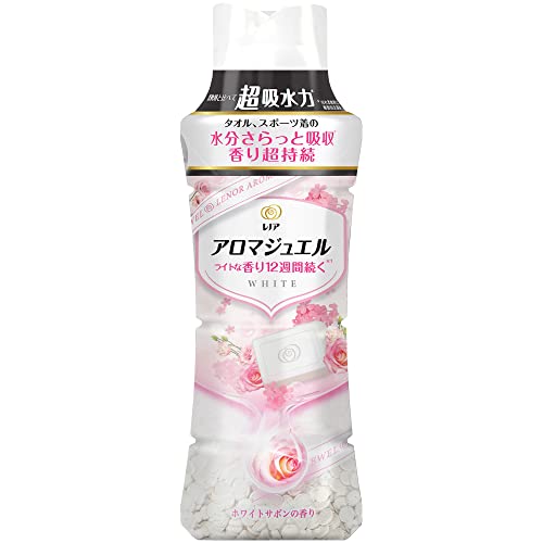 レノア アロマジュエル 香り付け専用ビーズ ホワイトサボン / 本体 / 470ml / ホワイトティー