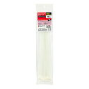 エルパ(ELPA) 結束バンド 300mm 10本入 ホワイト 引張強度/22.2kg リピートタイプ KBR-N300010(WH)