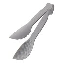 遠藤商事 TKG トング 20cm グレー ポリプロピレン樹脂 ダブルエンボス加工で食材がこびりつきにくい 長さx幅x高さ:20 x 4 x 4 cm マジック...