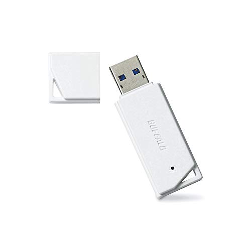 バッファロー USBメモリ 32GB USB3.2(Gen1)/3.1(Gen 1)/3.0/2.0 充実サポート RUF3-K32GA-WH/N