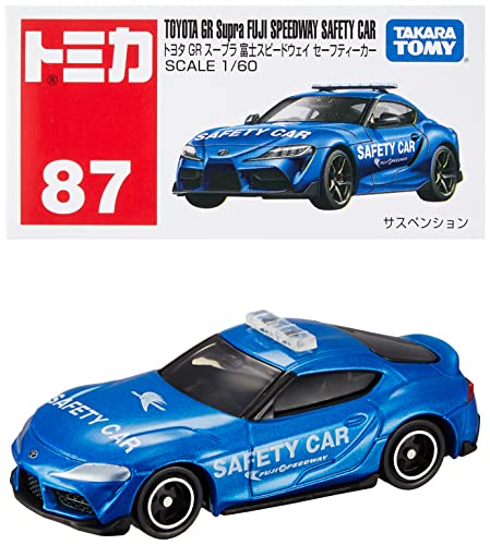 タカラトミー『 トミカ No.87 トヨタ GR スープラ 富士スピードウェイ セーフティーカー 箱 』 ミニカー 車 おもちゃ 3歳以上 箱入り 玩具安全基準合格 STマーク認証 TOMICA TAKARA TOMY