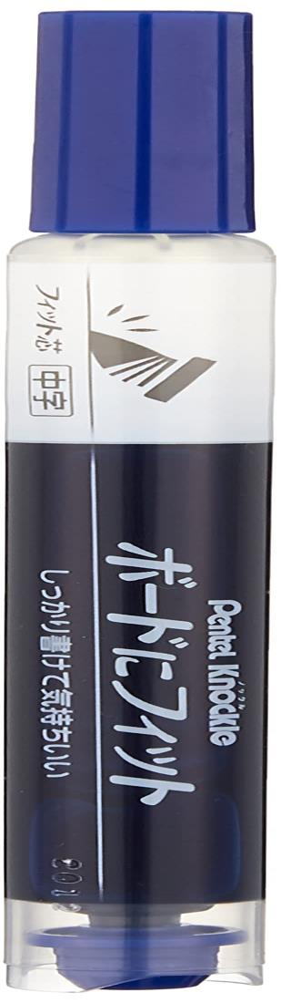 ぺんてる ホワイトボードマーカー ボードにフィット フィット芯中字 青 5本 XEMWL5SBFC