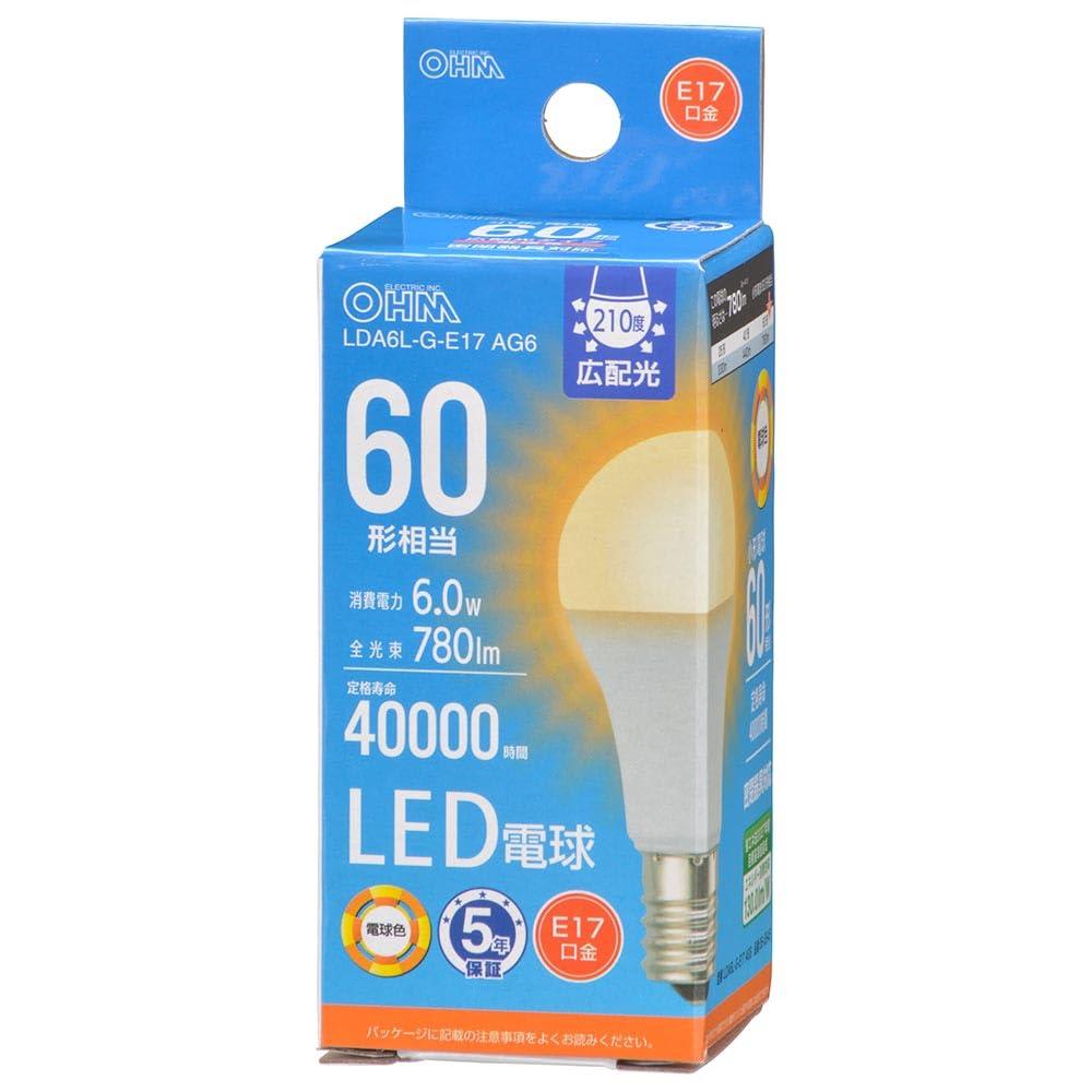 (OHM) ŵ LEDŵ 60/780 lm/6.0W/ŵ忧/E17/۸210/̩Ĵб/Ǯܹ...
