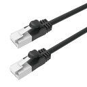 エレコム LANケーブル PS5対応 CAT6A 爪折れ防止 2.0m ブラック GM-LDGPAT/BK20