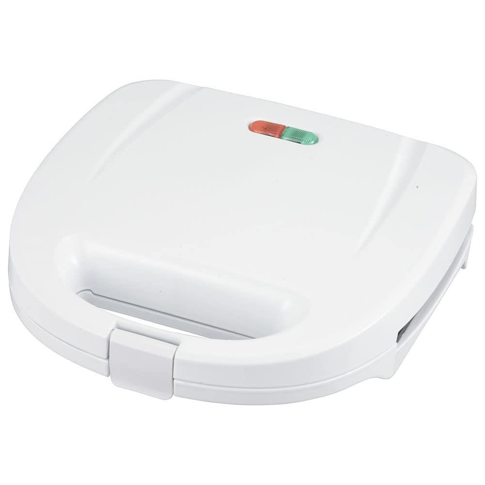 オーム電機 ホットサンドメーカー 電気 フッ素樹脂加工プレート ホワイト COK-YH70A-W 08-3270 OHM