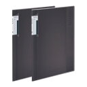 コクヨ クリヤーブック ノビータ 固定式 A4 20枚 黒 2冊セット ラ-NV20DX2SET