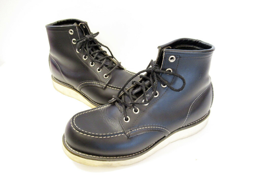 【中古】REDWING レッド ウイング Irish Setter Sport Boot アイリッシュ セッター ワークブーツ ブラック メンズ (SH-297)