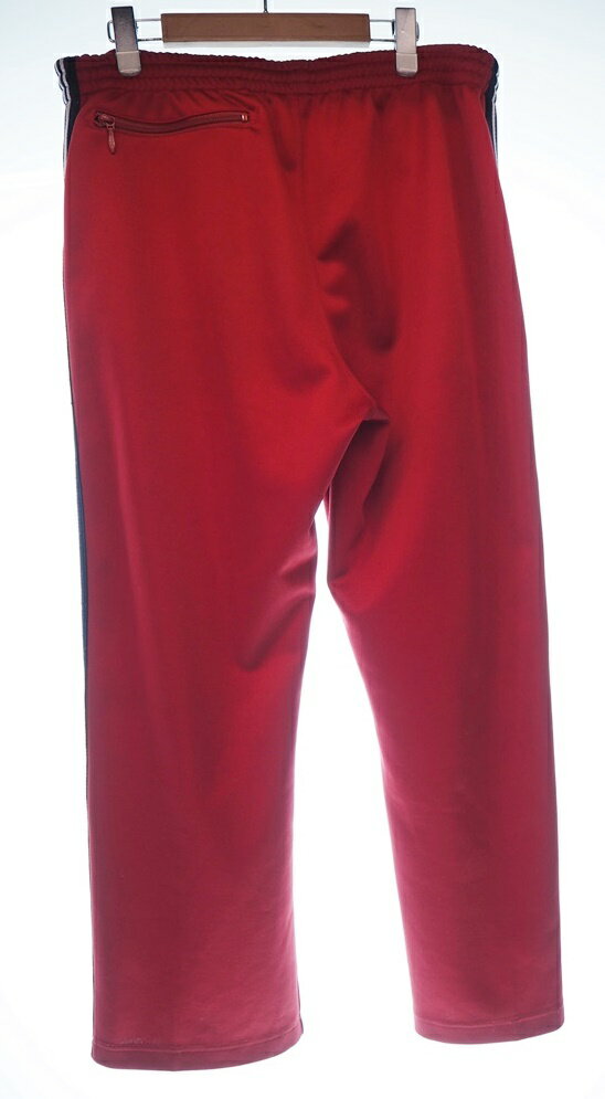 【中古】ニードルズ NEEDLES 19ss ニードルス Track Pants トラックパンツ ジャージ バタフライ ライン 赤 XL EJ198 ボトムスその他 ライン レッド LLサイズ 101MB-154