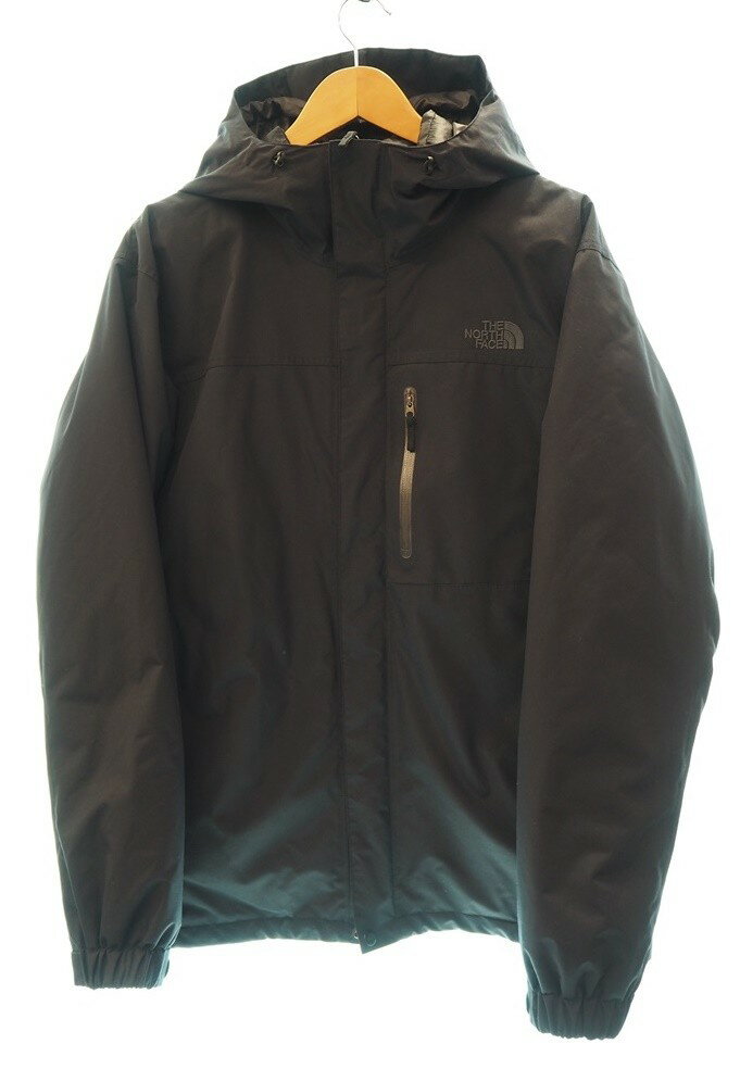 【中古】ノースフェイス THE NORTH FACE ZEUS TRICLIMATE JACKET ゼウストリクライメートジャケット ナイロンジャケット 中綿 インナージャケット インナーダウン 黒 上着 アウター サイズXL NP61833 ジャケット ロゴ ブラック LLサイズ 101MT-399