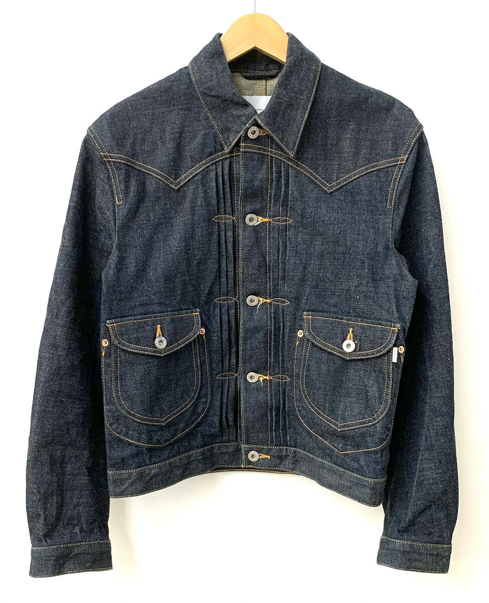 【中古】シュガーヒル SUGARHILL Classic Denim Jacket サイズ2 CLASS01 ジャケット 無地 ブルー 201MT-1592のサムネイル