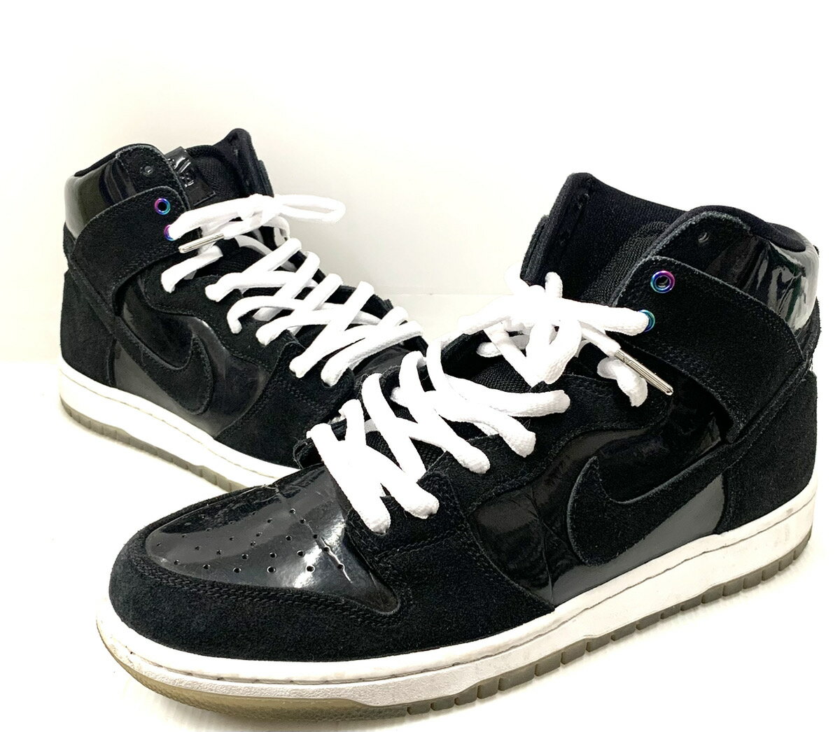 【中古】ナイキ NIKE スケートボーディング SB ズーム ダンク ハイ プロ SB ZOOM DUNK HIGH PRO 854851-001 メンズ靴 スニーカー ロゴ ブラック 29cm 201-shoes513