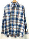 【中古】ダイワピアサーティンナイン DAIWA PIER39 22ssTECH WORK SHIRTS FLANNEL PLAIDS BE-88022 シャツ チェック マルチカラー Mサイズ 201MT-1892