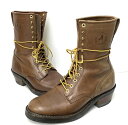 【中古】ハソーン Hathorn Explorer Tracker Lace-to-Toe Boots 9D メンズ靴 ブーツ その他 ロゴ ブラウン 201-shoes556