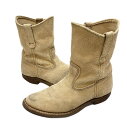 【中古】レッドウィング RED WING 1188 SUEDE PECOS スウェード ペコスブーツ ワークブーツ レザーブーツ メンズ靴 ブーツ ワーク ベージュ サイズ8E 101-shoes1338