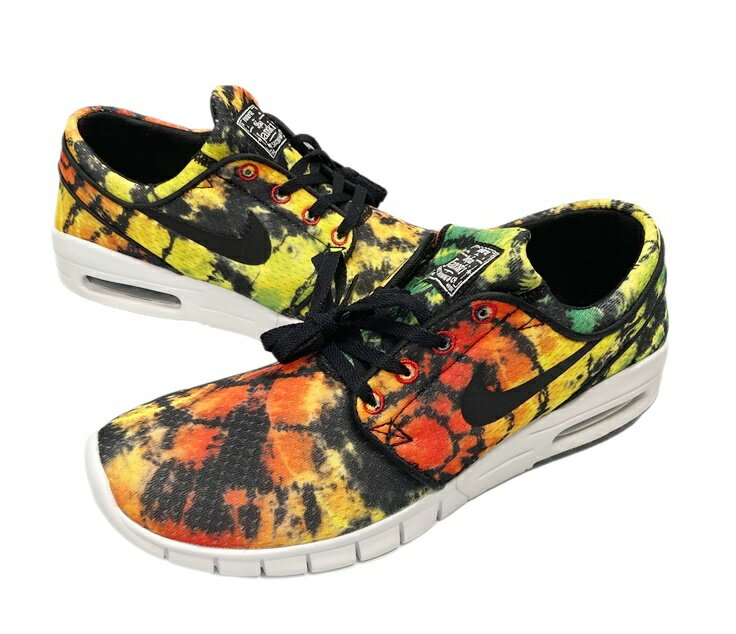 【中古】ナイキ NIKE SB STEFAN JANOSKI MAX PREMIUM Tie Dye ステファン ジャノスキー マックス プレミアム タイダイ 807497-703 メンズ靴 スニーカー マルチカラー 26.5cm 101-shoes1343